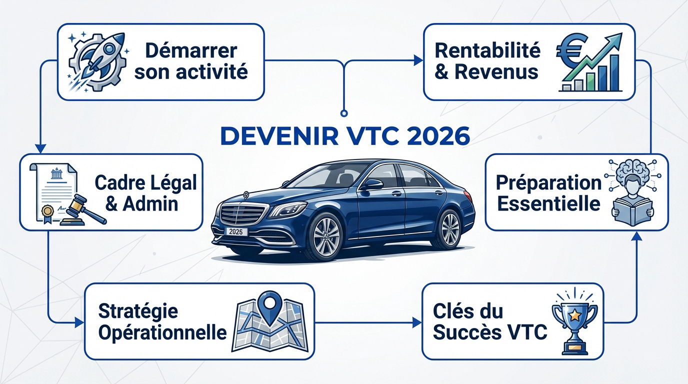 Guide complet pour devenir chauffeur VTC en 2026